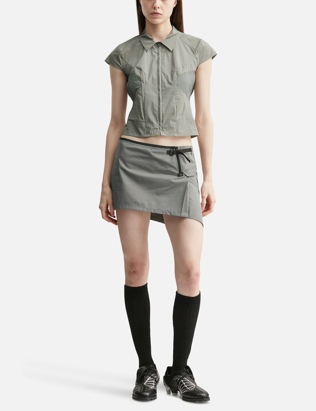 Asymmetric Mini Skirt view 20
