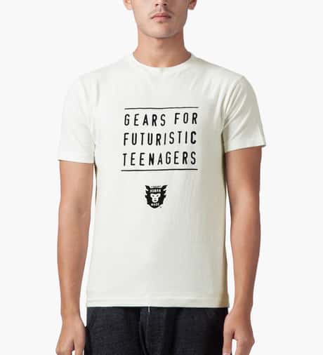 ヒューマンメイド - White Gears For Futuristic Teenagers T-Shirt | HBX