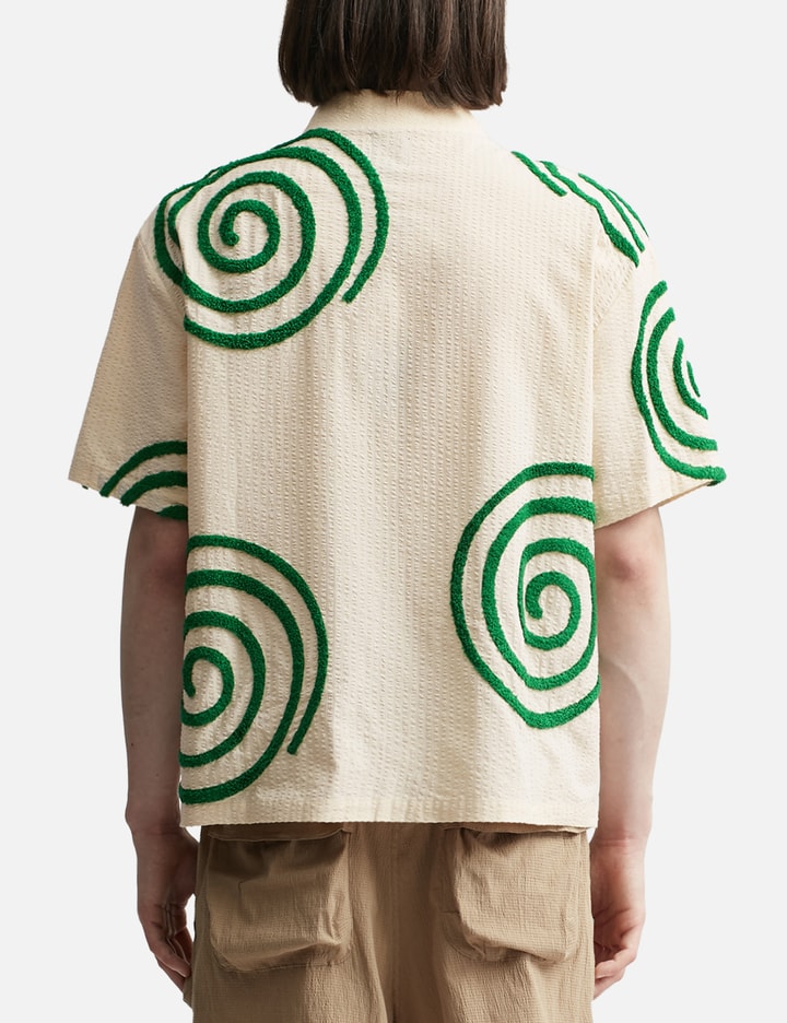SWIRLS SHORT SLEEVE BUTTON UP Placeholder Image