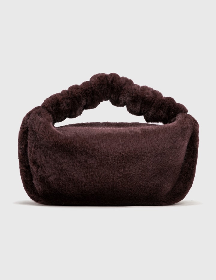 SCRUNCHIE SMALL BAG IN FAUX FUR Placeholder Image