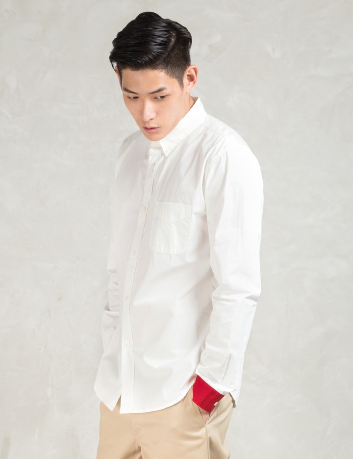 White Red Cuffs Shirt Placeholder Image
