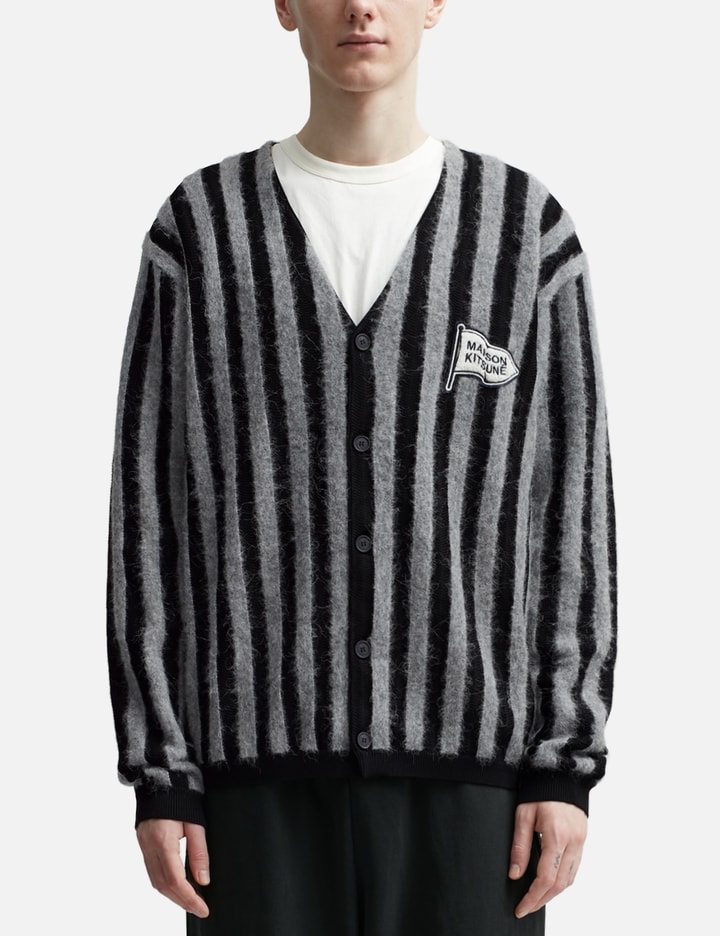 Striped Comfort Cardigan Placeholder Image