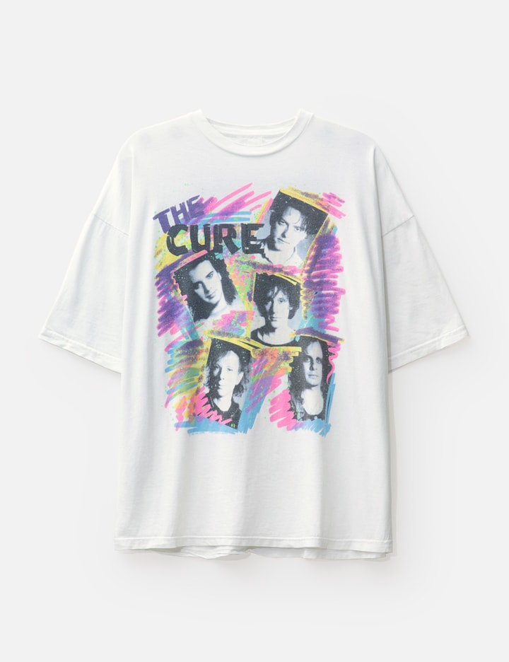 1990 The Cure "Pleasure Trips" White Tee Placeholder Image