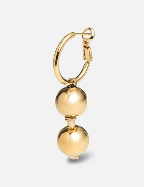 IN GOLD WE TRUST PARIS Unisex Dual Ball Earring