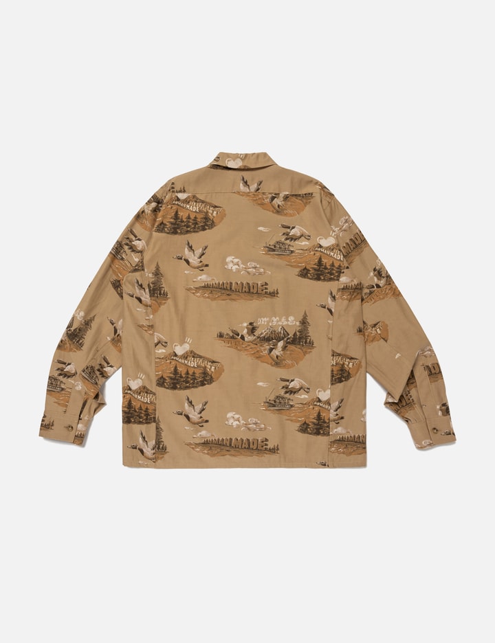 Human Made Printed Shirt In Beige
