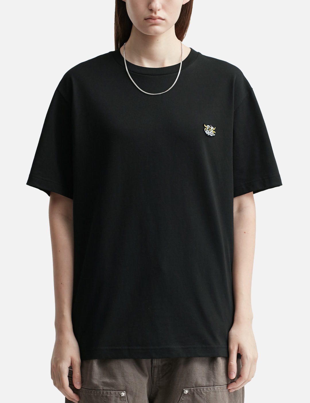 Wild Tiger' Embroidered T-Shirt view 13