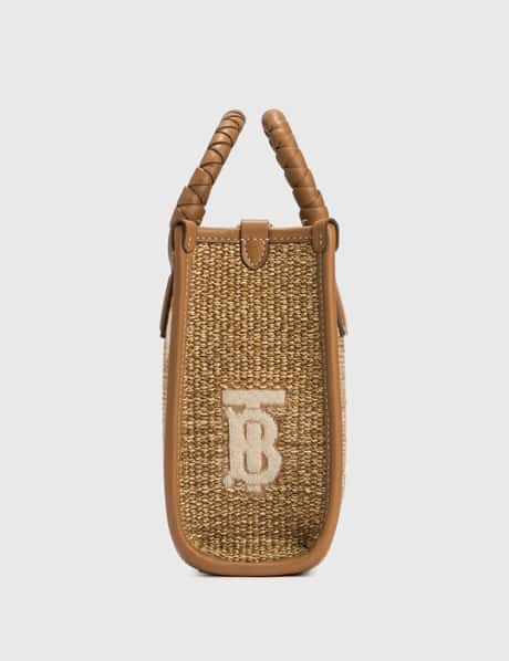 Loewe + Paula's Ibiza Leather-trimmed Woven Raffia And Hemp Bucket