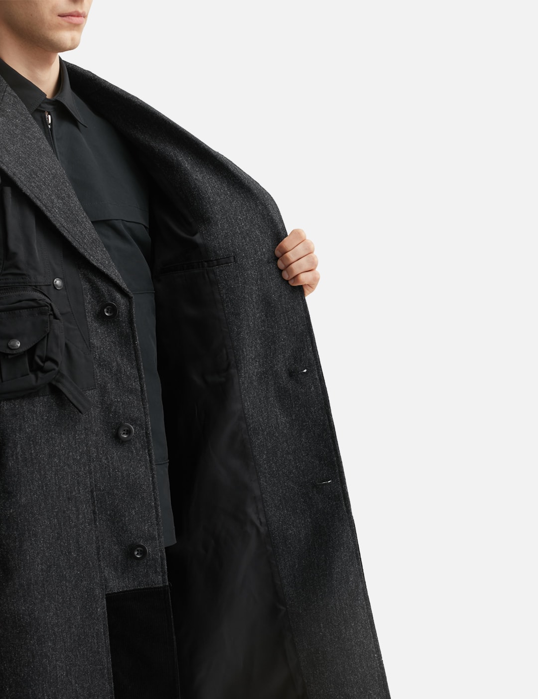 X Filson Patchwork Long Coat view 18