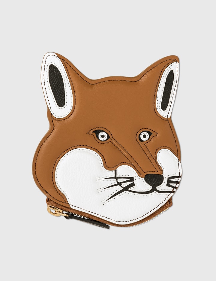 Fox Head Leather Coin Purse Placeholder Image