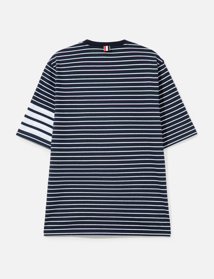 Thom Browne Jersey 4-Bar Knit Pocket Tee