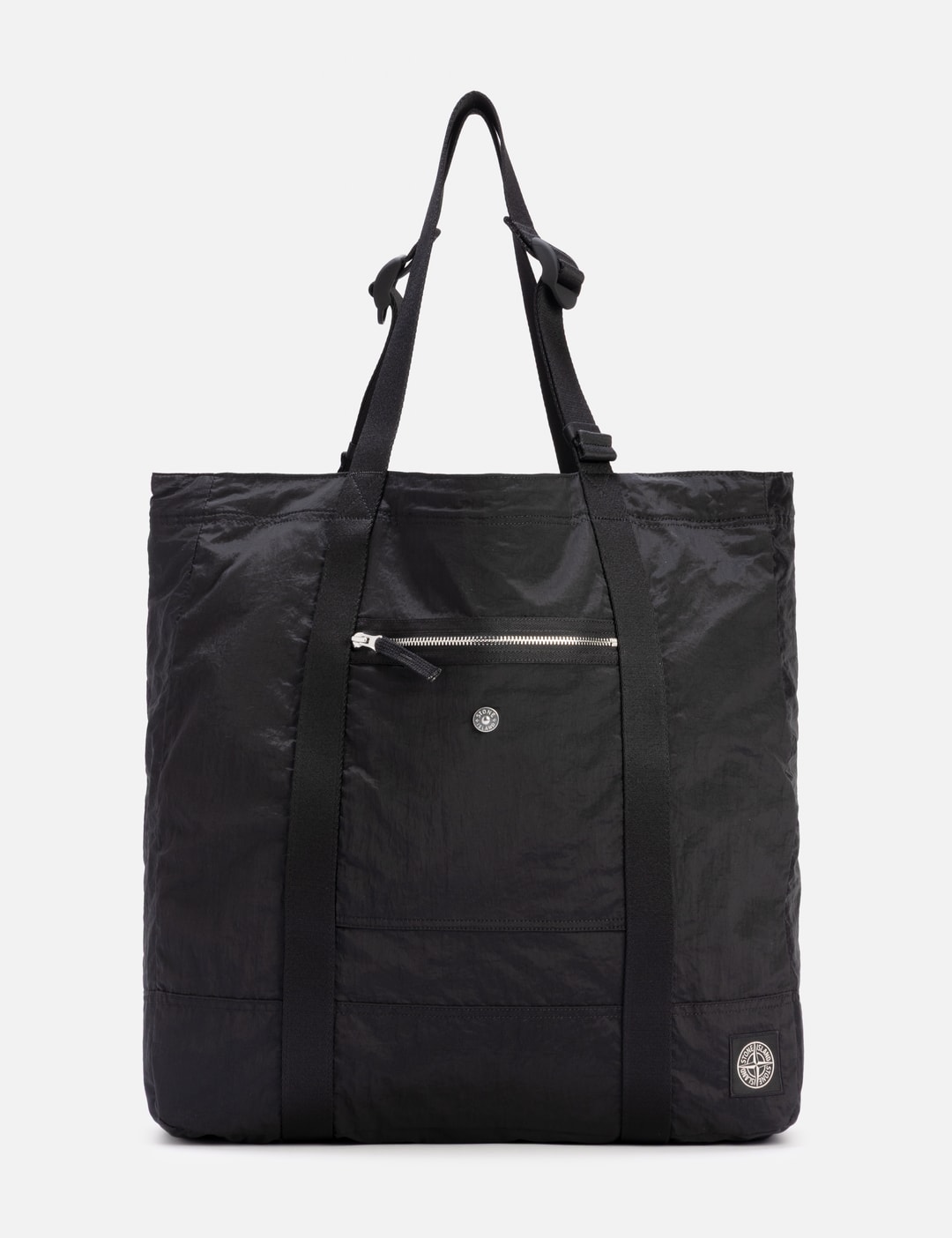 COATED NYLON METAL TOTE BAG