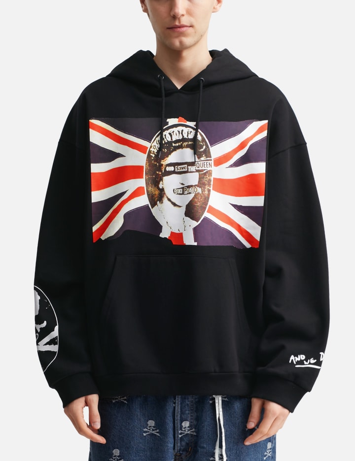 X Sex Pistols Queen Boxy Fit Hoodie Placeholder Image