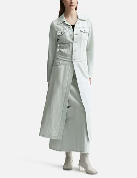 Lightweight Long Denim Coat view 11