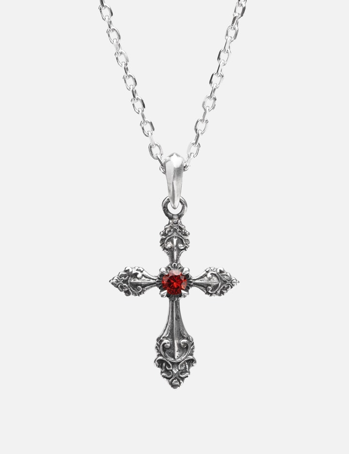 Oxidised Cross Pendant Necklace Placeholder Image