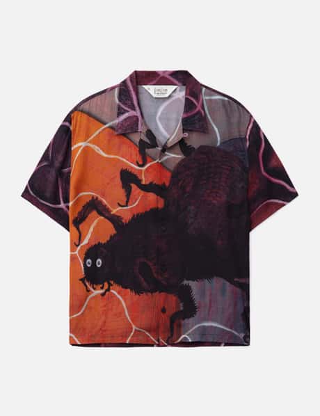 Brain Dead Spiral Orb Button Up Shirt