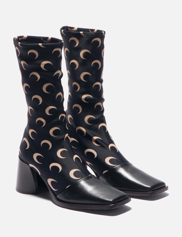 Regenerated All Over Moon Jersey Ankle Boots Placeholder Image