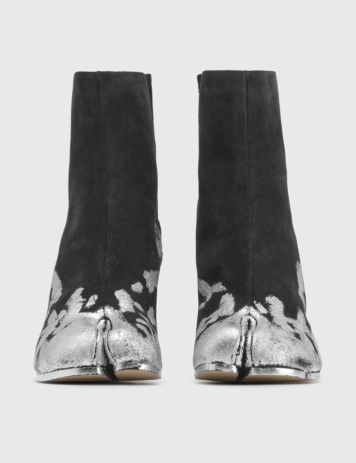 Tabi Suede Silver Foil Ankle Boots Placeholder Image