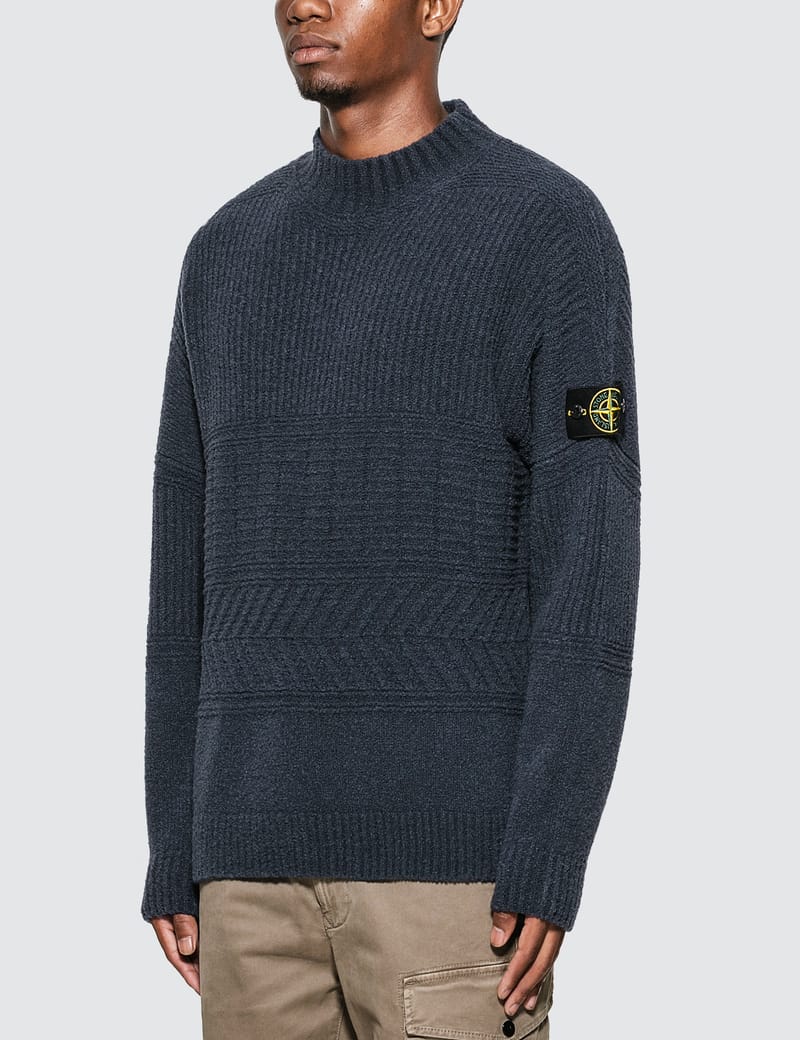 sweater with compass logo