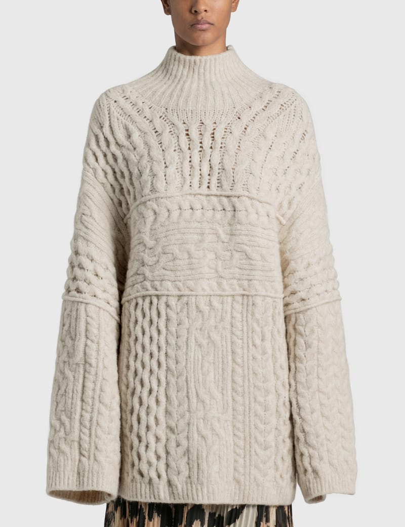 Nanushka - Cable Knit Sweater | HBX 