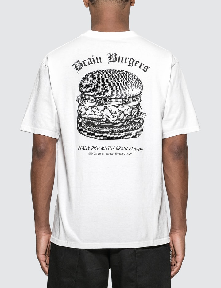 브레인 버거 프린트 티셔츠 Placeholder Image