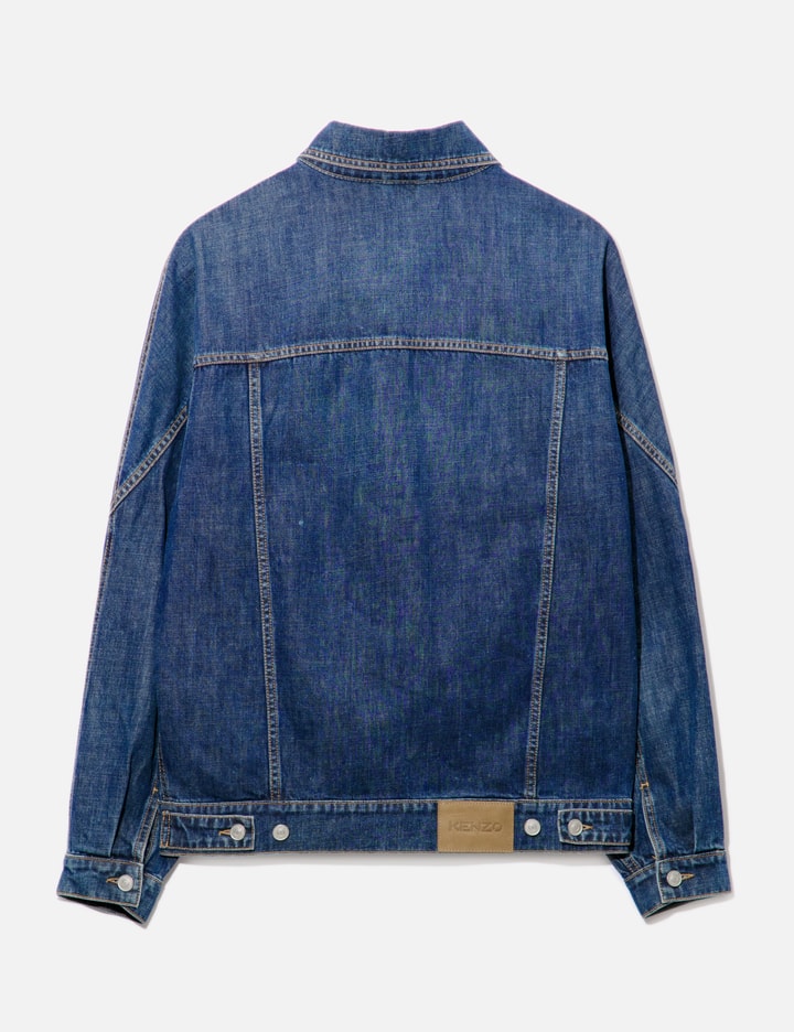 Shop Kenzo Demin Jacket In Blue