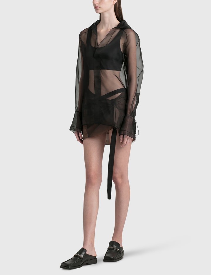 Oversized Sheer Pullover Shirt Placeholder Image