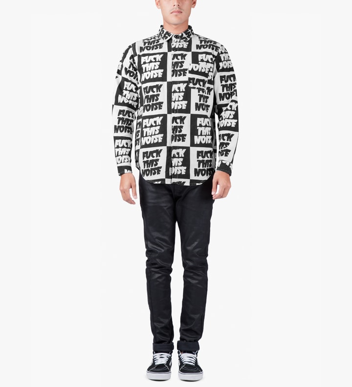 Black/White Fuck This Noise L/S Shirt Placeholder Image