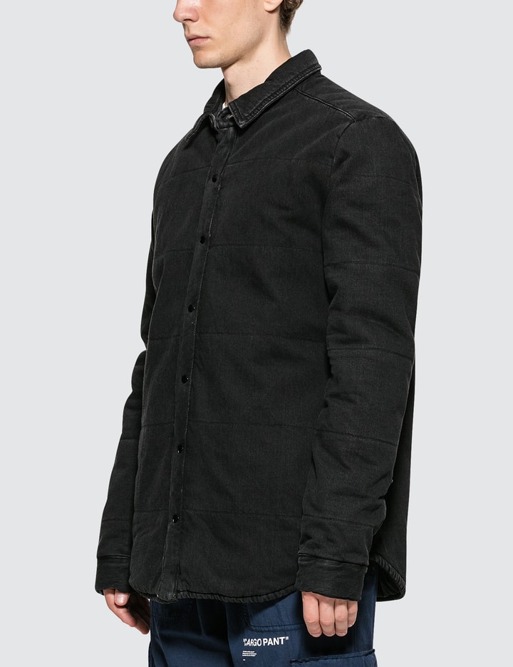 Denim Puffer Shirt Placeholder Image
