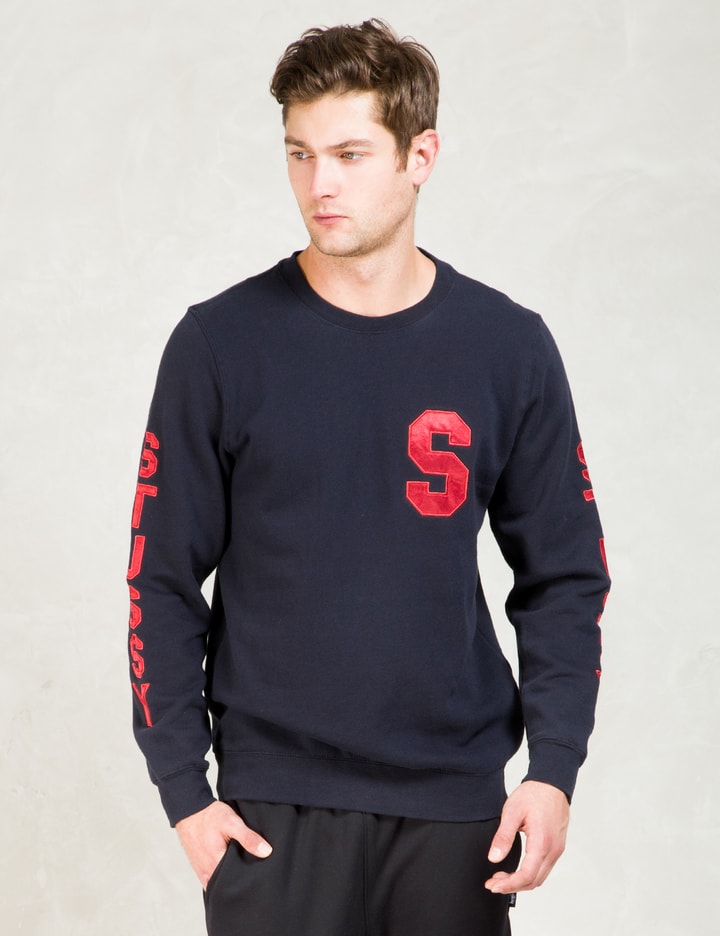 Navy Stussy S App. Crew Placeholder Image