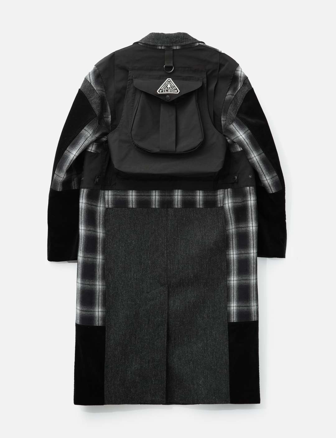 X Filson Patchwork Long Coat view 10