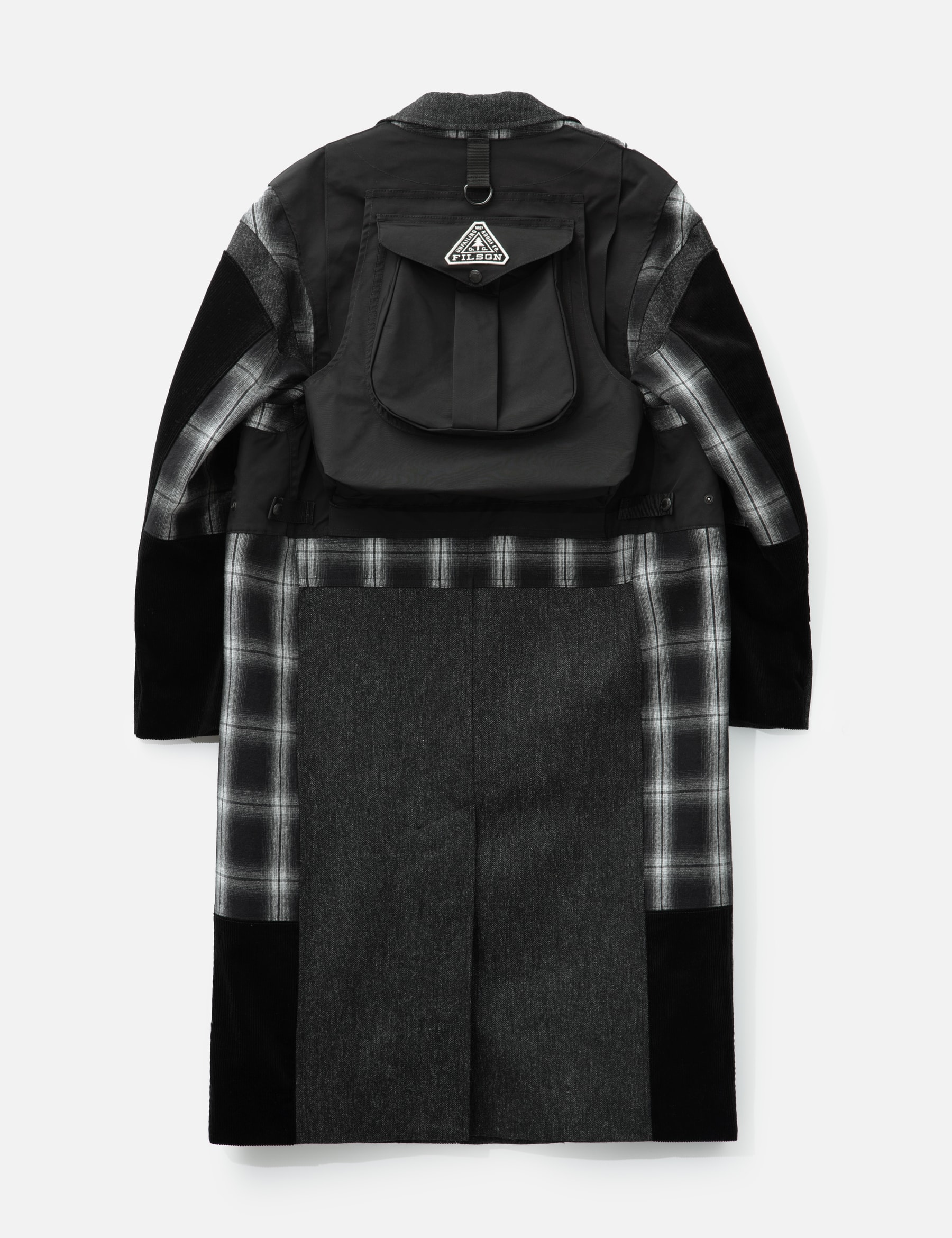 X Filson Patchwork Long Coat view 20