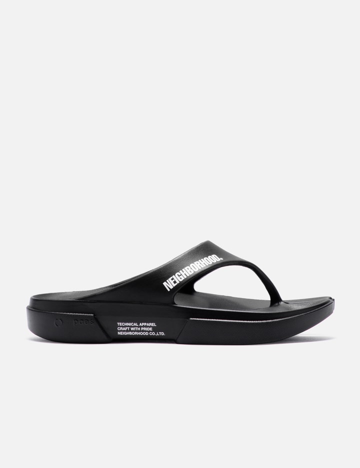 Neighborhood Nh X Paes . Flipflop In Black