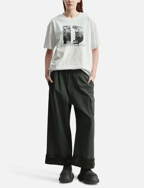 Roll Up Cargo Banding Pants Charcoal view 11