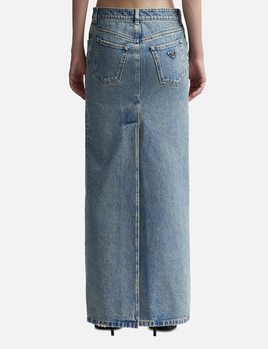 Denim Maxi Skirt view 15