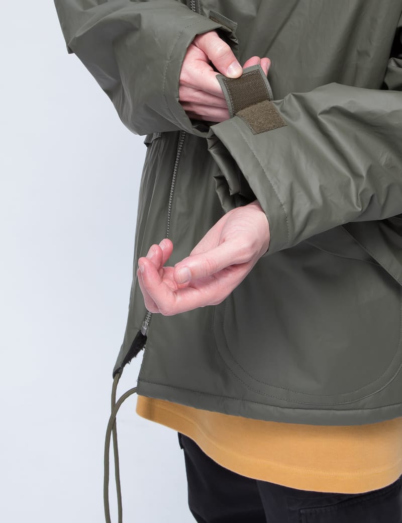 yeezy season6 anorak umber YEEZY Season 3 - Waxed Cotton Anorak 