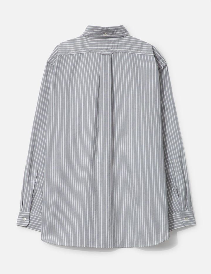 Button Down Stripe Wind Shirt Placeholder Image