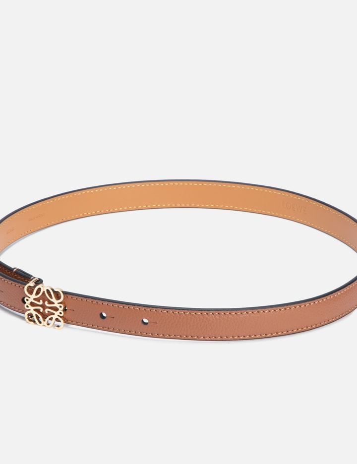 Loewe Anagram 2cm Belt In Brown