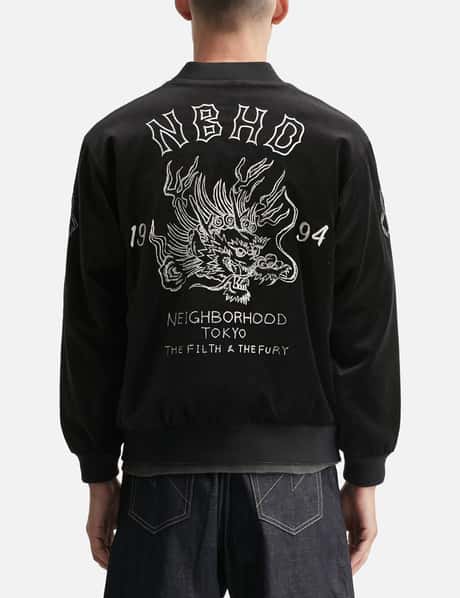 NEIGHBORHOOD Souvenir Jacket - リバーシブルで刺繍入りのベロア調 