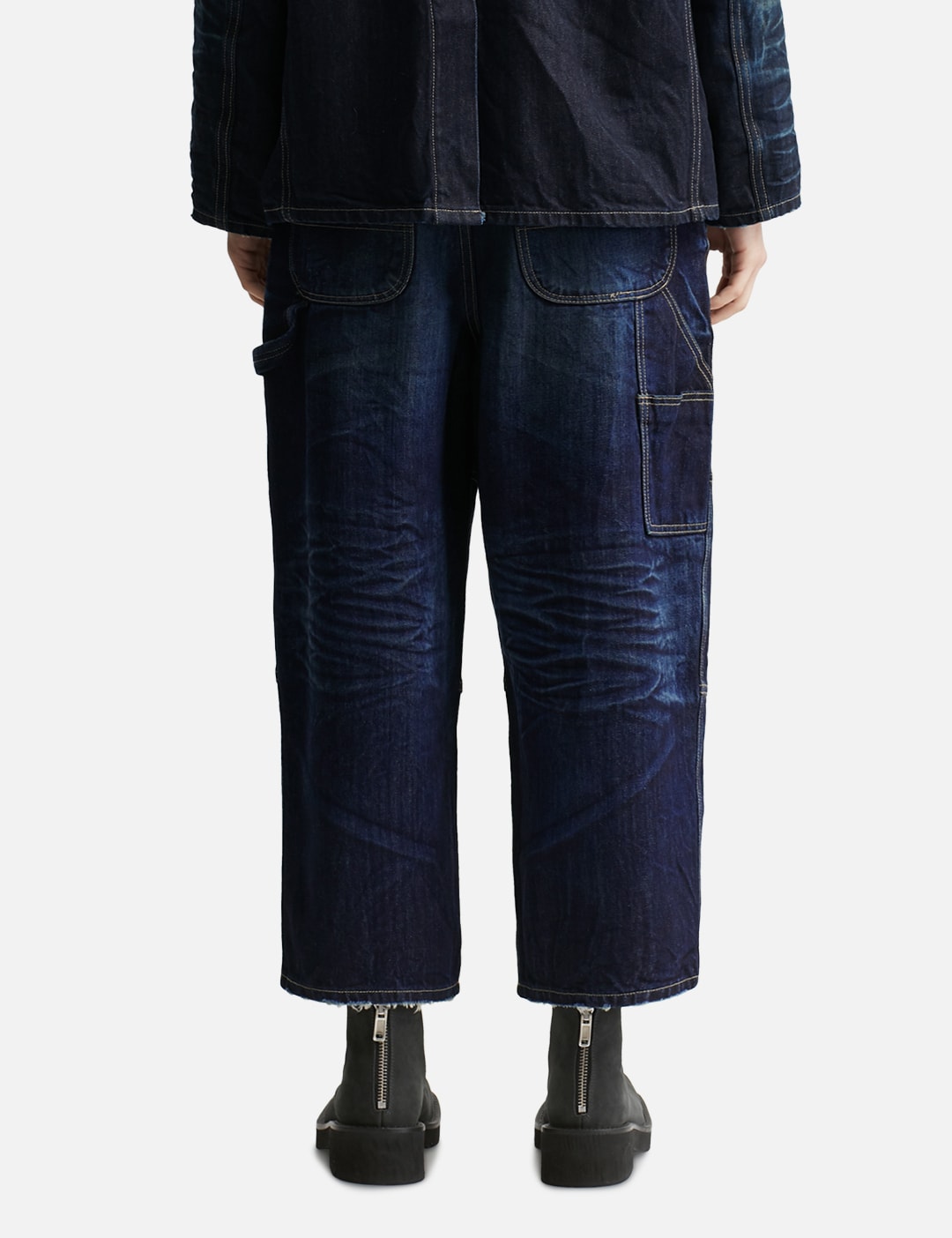 Double Knee Denim Pants view 19