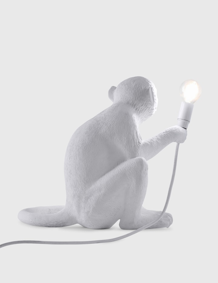 The Monkey Lamp White Sitting Version Placeholder Image