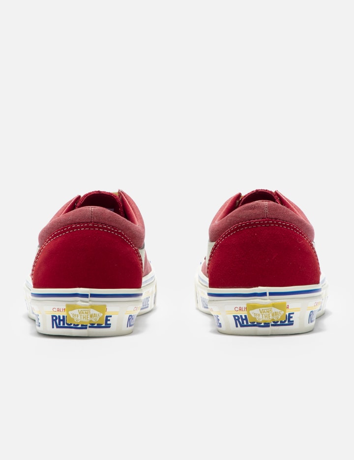 Shop Rhude X Vans Bold Ni In Red