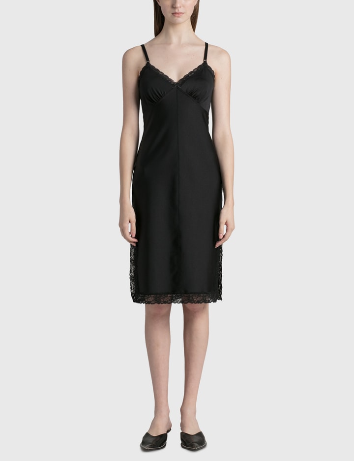 alexander wang black slip dress Alexander Wang Black Logo Slip Dress
