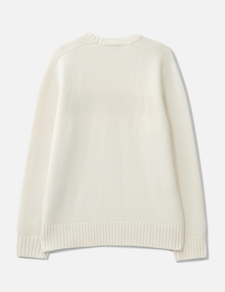 Intarsia Branded Wool Sweater Placeholder Image