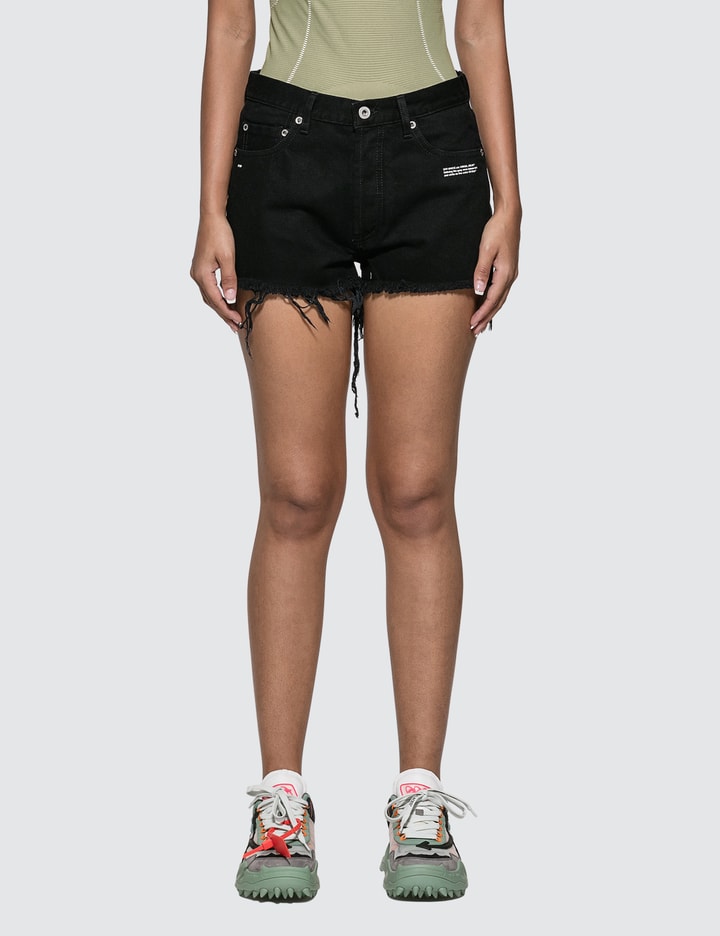 Twisted Scarf Denim Shorts Placeholder Image
