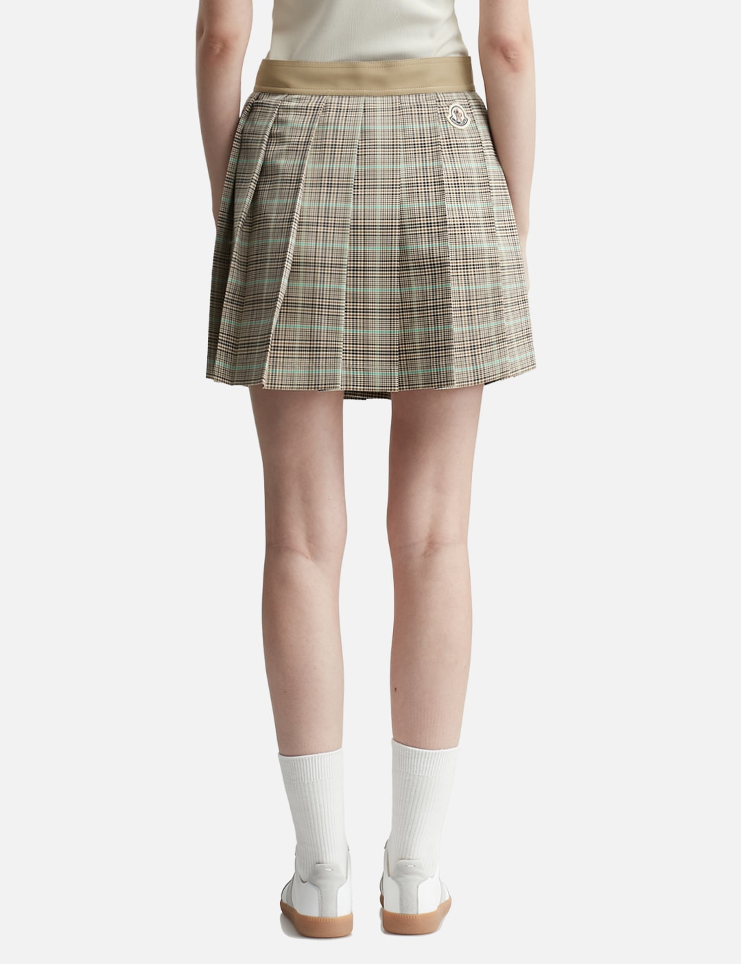 Checked Pleated Mini Skirt view 10
