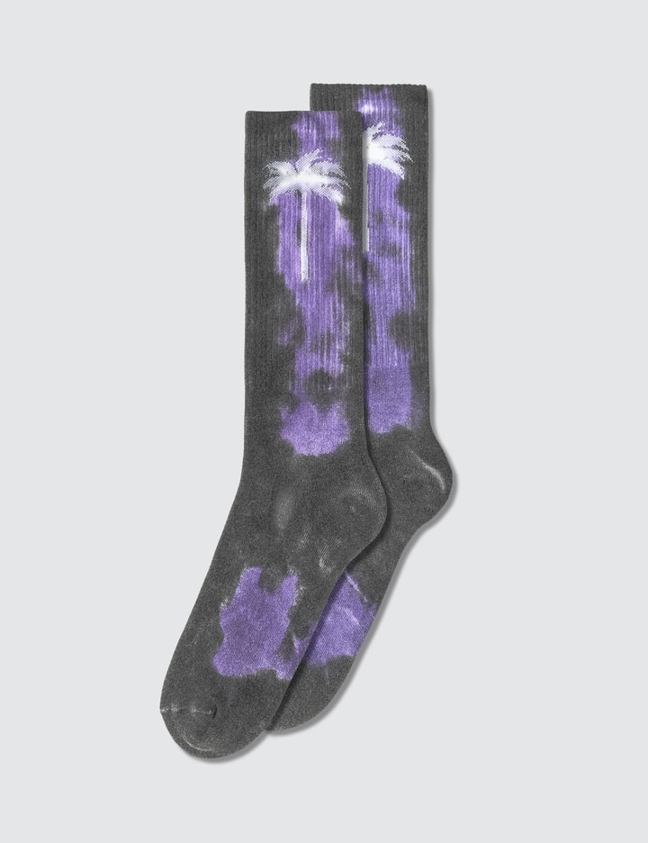 Tie Dye Palm Socks Placeholder Image