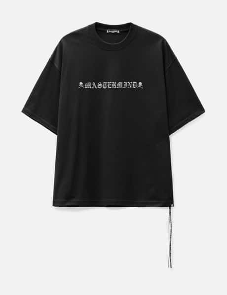 Mastermind Japan Boxy Fit Rubbed Logo Short Sleeve T-shirt