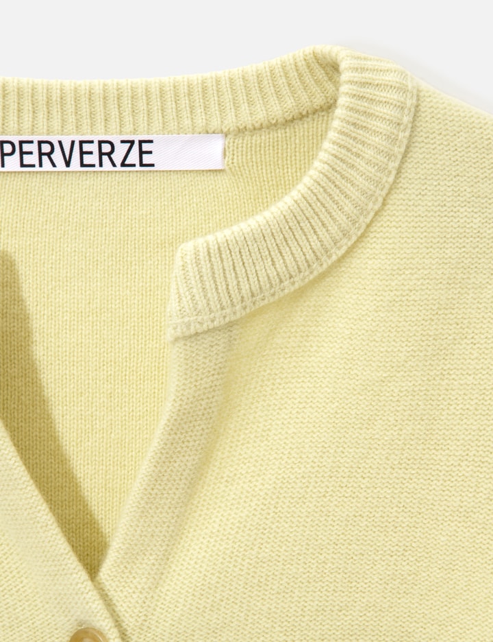 Perverze Side-Tuck Knit Cardigan
