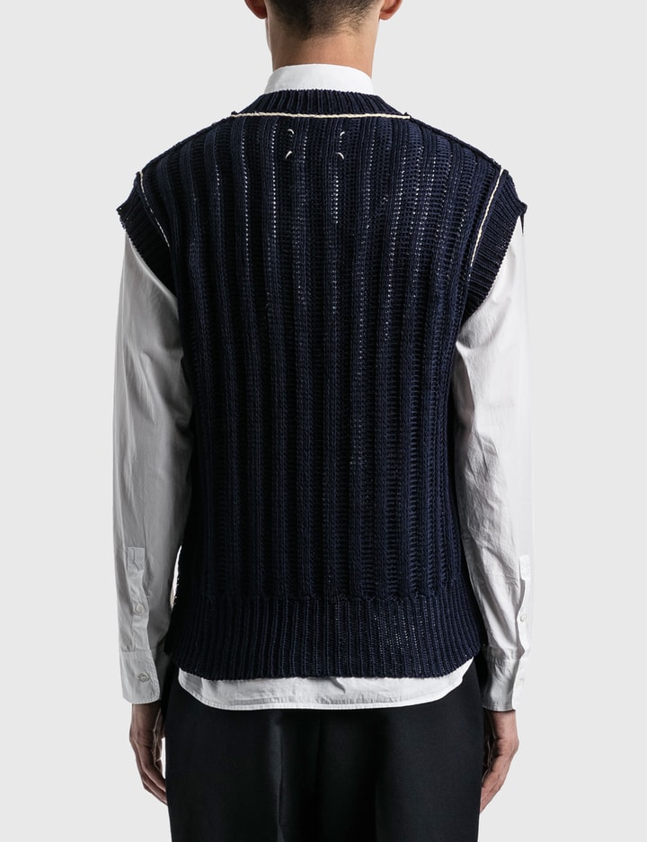 Ribbed Sleeveless Sweater Placeholder Image