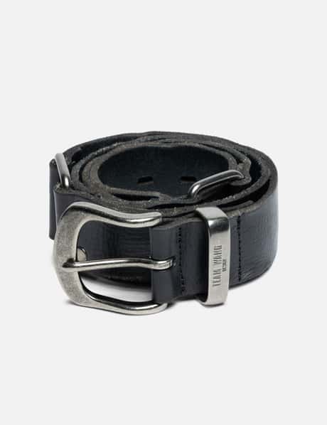 TEAM WANG design Acceptance Wide Leather Belt